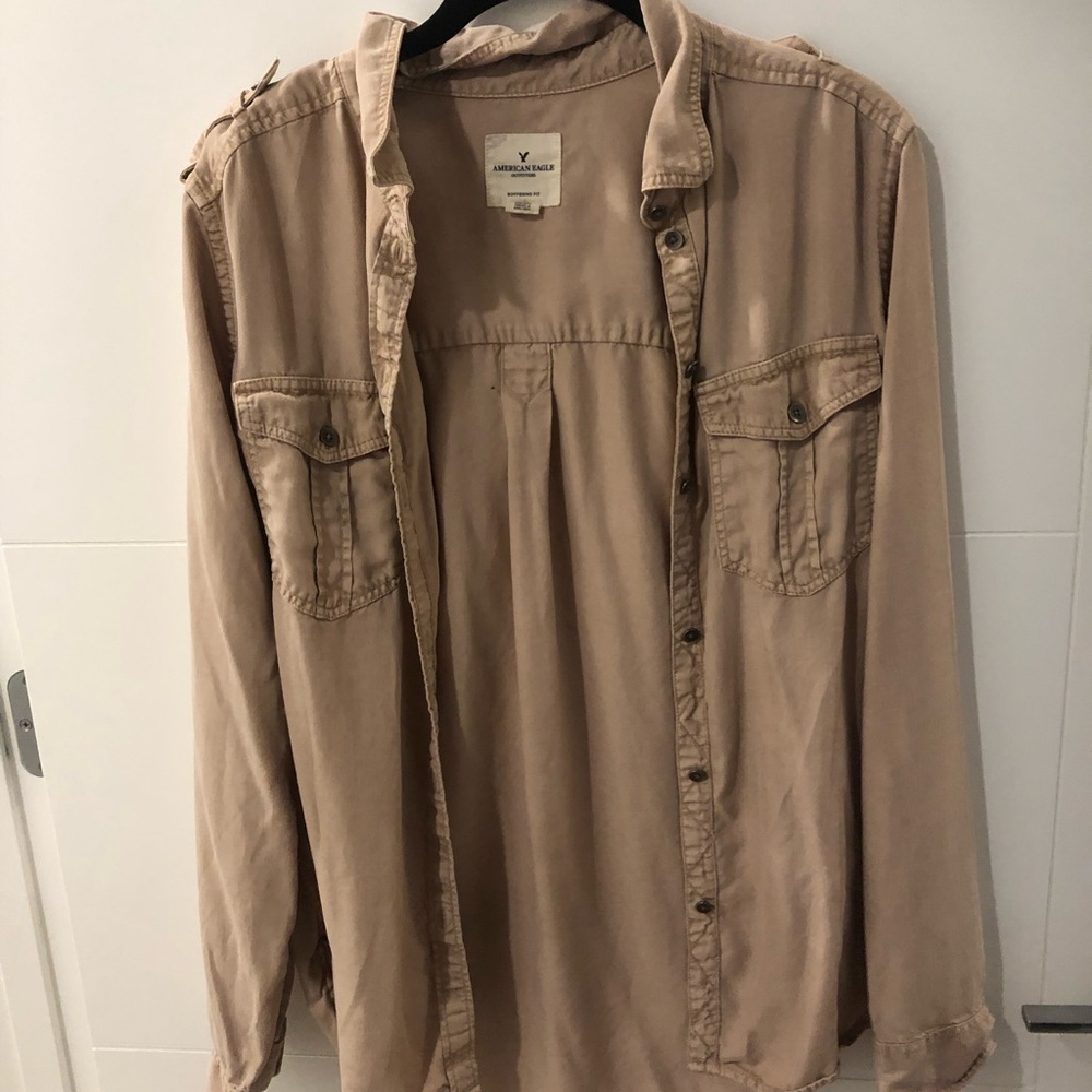 Ashy pink American Eagle flannel